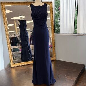 Rina diMontella Midnight Blue Maxi Dress